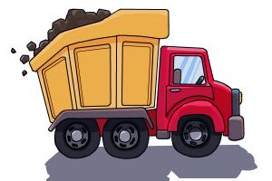 How to Draw a Dump Truck | DrawingNow