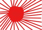 The Japanese Sunset Flag