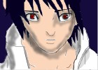 Sasuke Uchiha first computer drawing