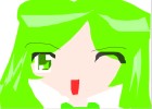 how to draw a girl green go grren she is so happy