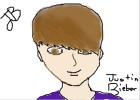 Justin bieber in purple