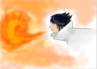 Sasuke Grand Fireball Jutsu