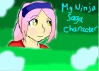 My Ninja Saga Character ( i Named it Sakura)