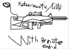 i made a Futuristic remoted Gun