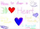 how to draw a heart with a twist