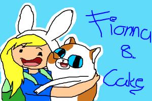 Adventures time Fionna and Cake