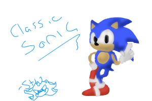 Drawing Classic Sonic