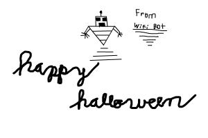happy halloween from your friend wifi bot