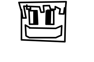 how to draw a happy minecraft player