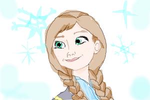 how to draw Anna from frozen
