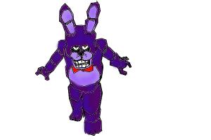 how to draw bonnie from five nights at freddy's