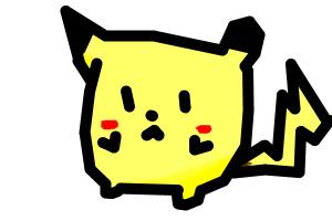 How to draw Chibi Pikachu