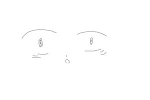 surprised eyes anime
