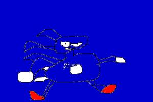 hOW TO DRAW SOnIC