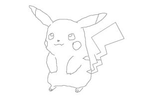 pikachu wearing headphones - Drawing by gumi-vocali - DrawingNow