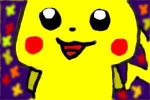 pikachu night festival selfie