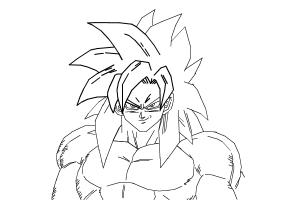 Drawing Goku Super Saiyan 3 From Dragon Ball Z (DBZ) - Bilibili
