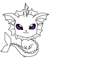 Vaporeon Chibi - Drawing by cookiedough56 - DrawingNow