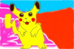 Very Badly Drawn Pikachu From Pokemon