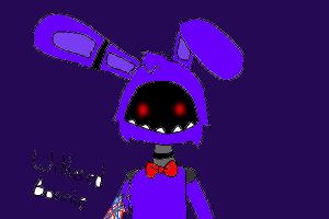 Withered Bonnie Drawing By Kandykat Drawingnow - 