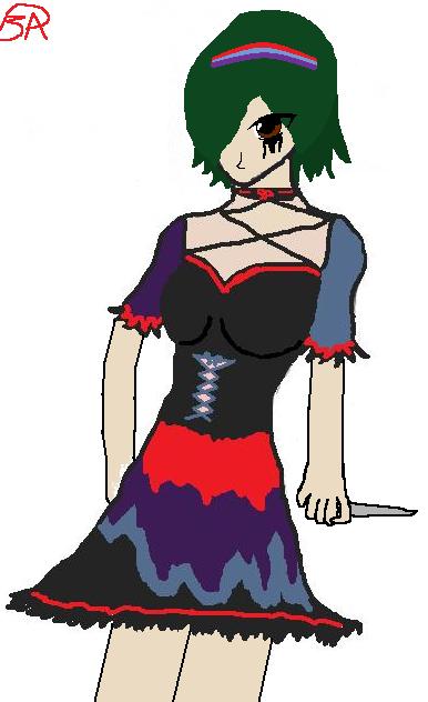 Goth dress (the improved one) - picture by MangaRulz - DrawingNow