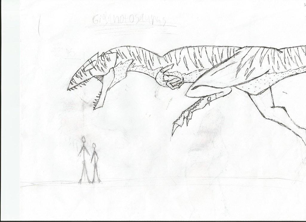 Jurassic Park Giganotosaurus concept. - picture by Sniper0092 - DrawingNow