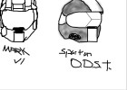 How to Draw Halo Helmets Part 1 - DrawingNow