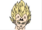 How to Draw Vegeta