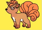 How to Draw Vulpix Pokemon Character