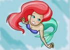 How to Draw Ariel from The Little Mermaid