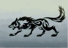 How to Draw Tribal Wolf Art