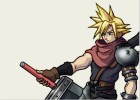 How to Draw Cloud from Kingdom Hearts