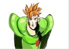 How to Draw Android 16 from Dragon Ball Z