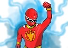 How to Draw Power Rangers Dino Thunder - Red