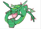 How to Draw Rayquaza from Pokemon