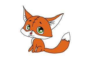 Cute Fox Drawing Easy Step By Step | aesthetic cute