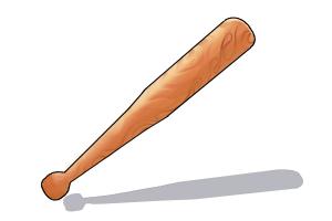 baseball bat drawing