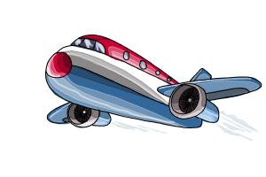 How to Draw a Cartoon Plane - DrawingNow