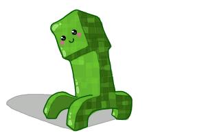 How to Draw a Chibi Minecraft Creeper
