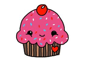 How to Draw a Cute Cupcake