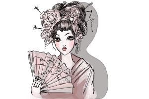 How to Draw a Geisha