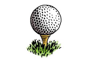 How to Draw a Golf Ball