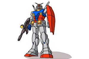 How to Draw The Rx-78-2 Gundam - DrawingNow