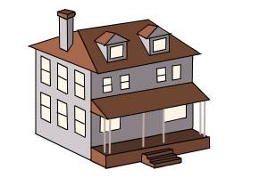 How to Draw a House, Two Story House