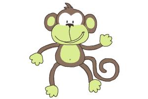 How to Draw a Monkey  Easy Drawing Art