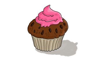 How to Draw a Muffin - DrawingNow - 300 x 200 jpeg 7kB