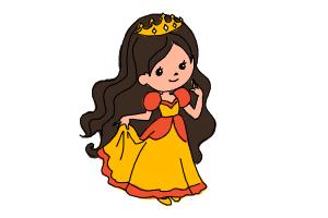 How to Draw a Princess For Kids