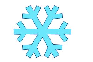 How to Draw a Simple Snowflake