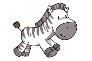 How to Draw a Zebra For Kids