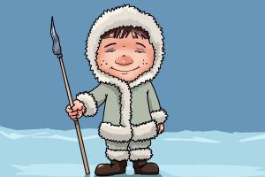 How to Draw Eskimo Step by Step - Easy Drawings for Kids - DrawingNow
